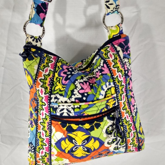 VERA BRADLEY BOHO ABSTRACT COLORFUL TOTE - Picture 3 of 8